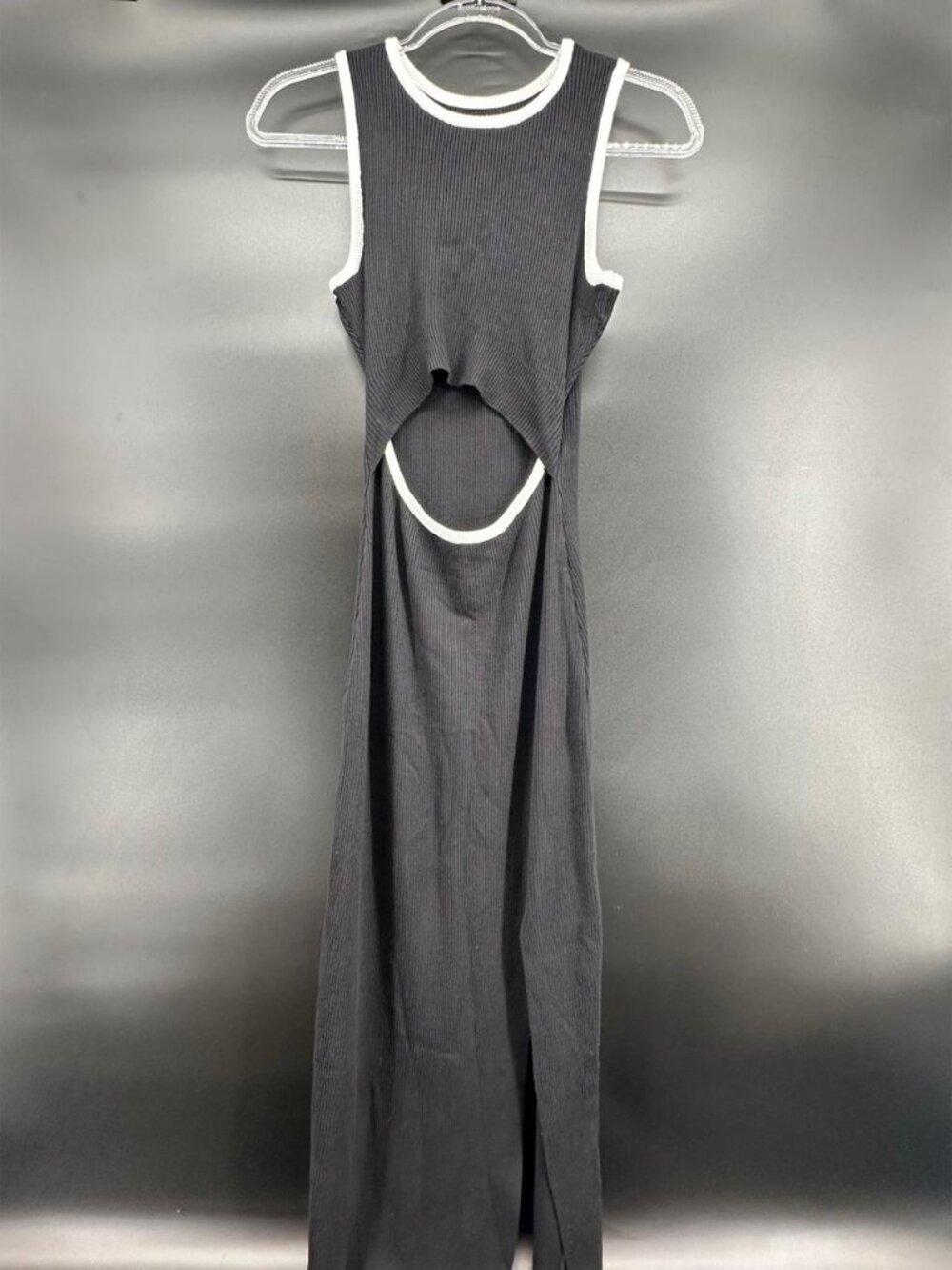 Knit Cutout Midi Dress